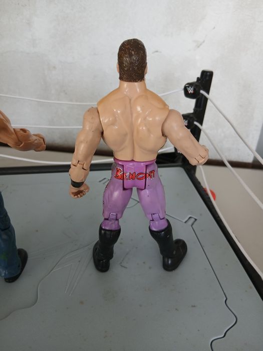 WWE lote ring e 2 bonecos