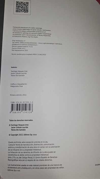 Arriba Joven 1 A1.1 Libro del alumno podręcznik 2022