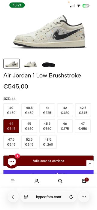 Air Jordan 1 Low se Brushstroke / Pincelada