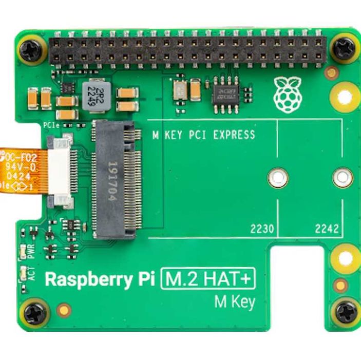 Raspberry Pi 5 4GB RAM + HAT FAN + HAT DISCO M.2