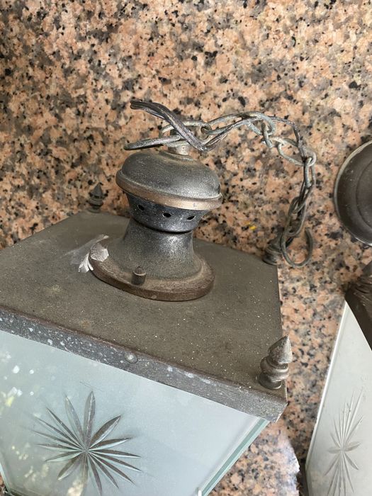 2 candeeiros de exterior