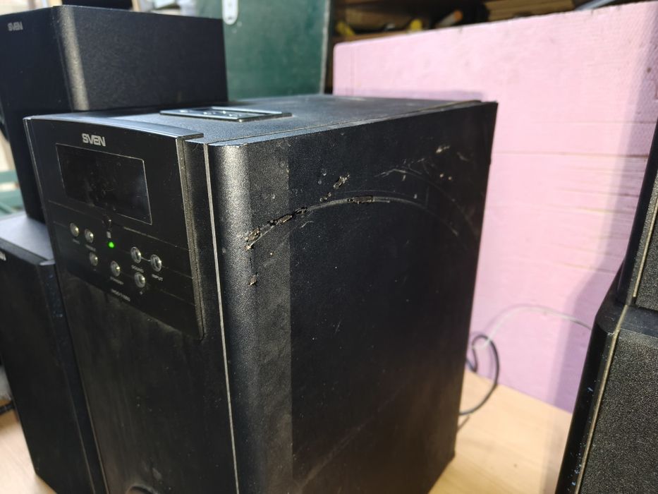 Музичний центр, система 5-1 Sven IHOO T100U, пульт!