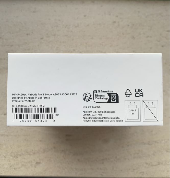 AirPods Pro 3 Novos + garantia PCDIGA 3 anos