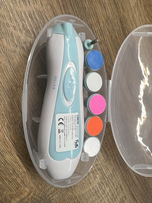 Trymer pilnik elektryczny na baterie do panznokci niemowlak dziecko