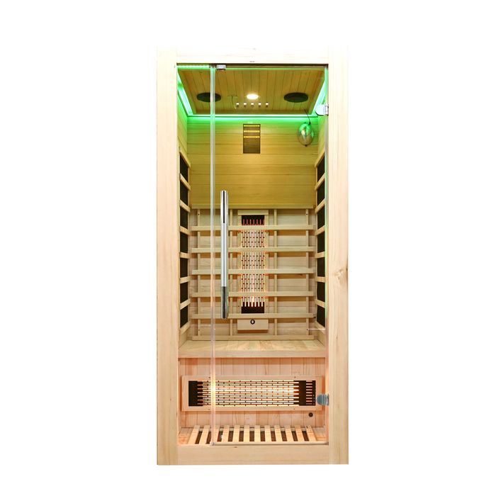 Sauna domowa sucha Infrared +panele solne GN-EA1R 90x90x200cm