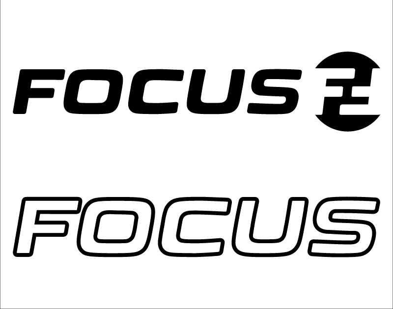 FOCUS naklejki zastępcze na rower komplet 6 sztuk