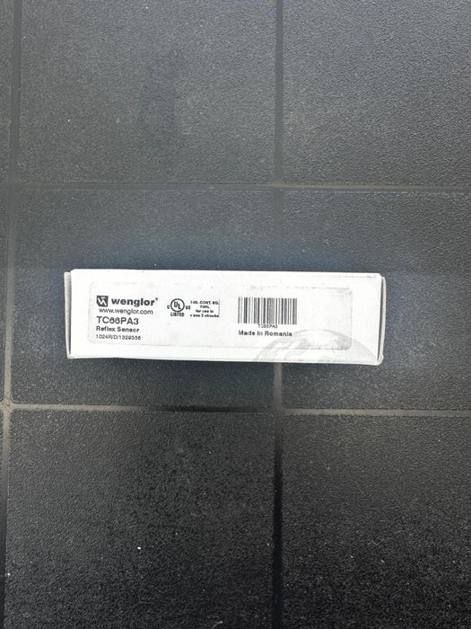 Czujnik refleksyjny Wenglor TC66PA3 Reflex Sensor | NOWY / Fabryczny