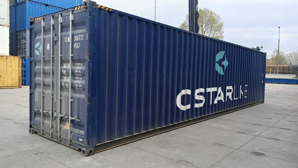 Kontener morski 12 metrowy 40 HC - stan bardzo dobry / PZ