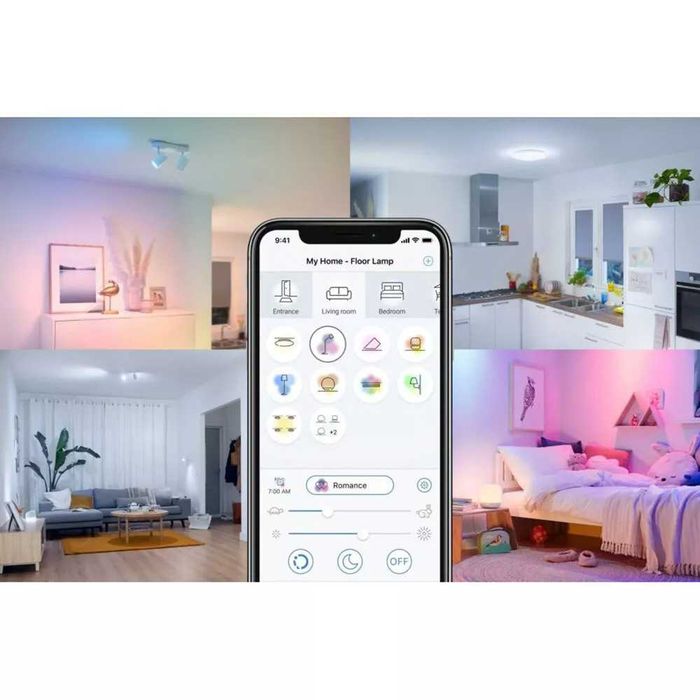 Велика Ø 20см смарт лампа WiZ Smart LED Filament G200 Globe 6.5W E27