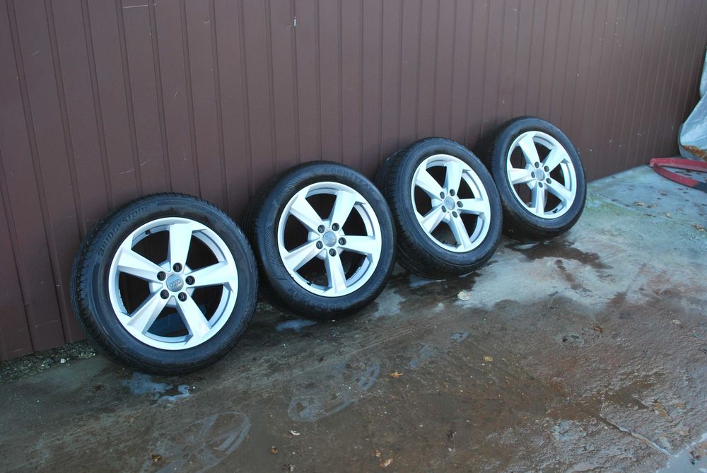 Koła 215/55 R17 5x112 Alufelgi + opony letnie Audi ET45 7J 57.1