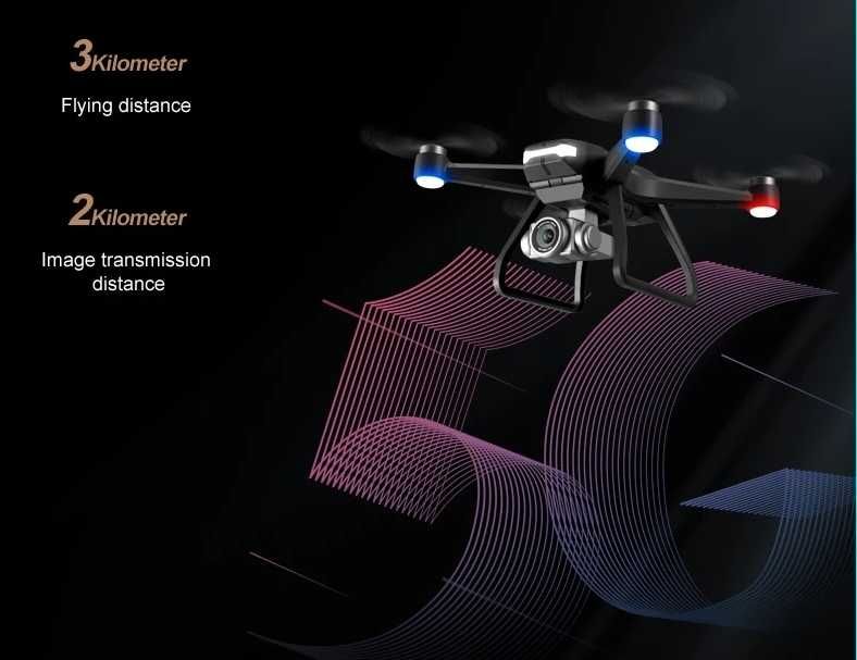 Dron 4DRC F11 PRO GPS 5G WiFi FPV 3 baterie