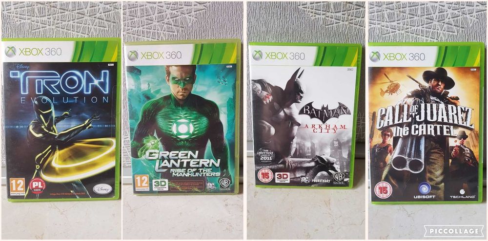 Gry xbox 360 Call of Juarez Batman Tron Green Lantern stan bardzo dobr