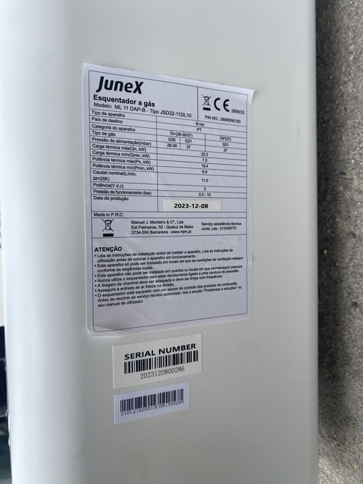 Junex 11L Water Heater422975963368017921