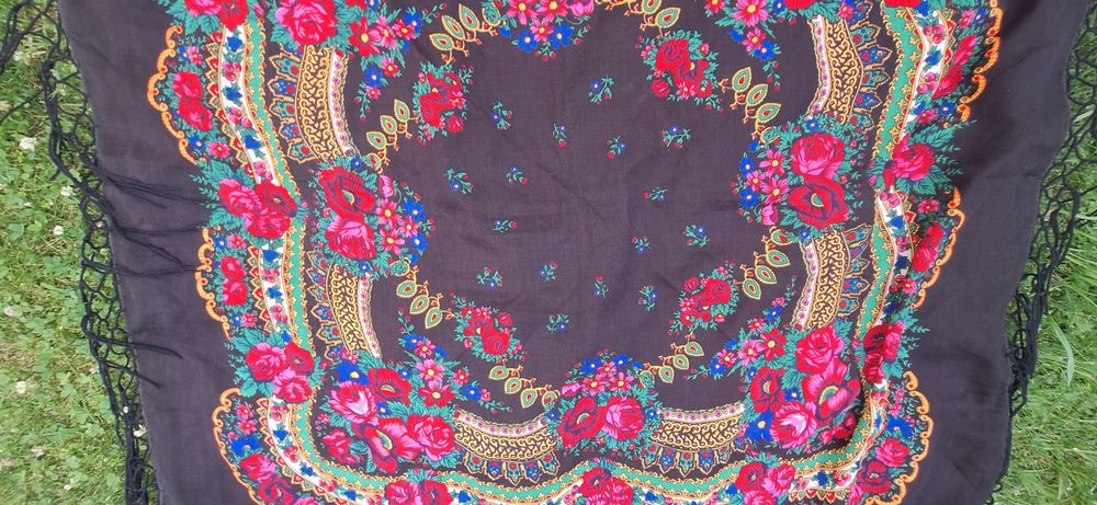 Chusta góralska wełna XL