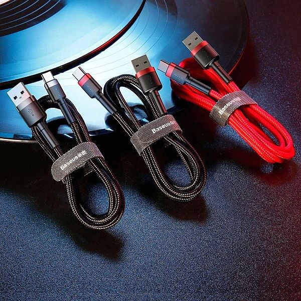 Baseus Cafule Cable wytrzymały nylonowy kabel przewód USB / USB-C QC3.