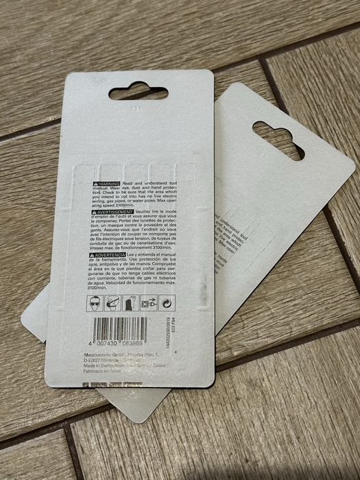 Набір із 5 пилочок для лобзика Metabo