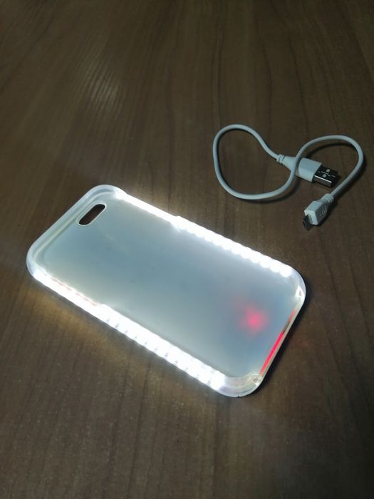 Инновационный чехол селфи с контурной подсветкой на айфон 6/