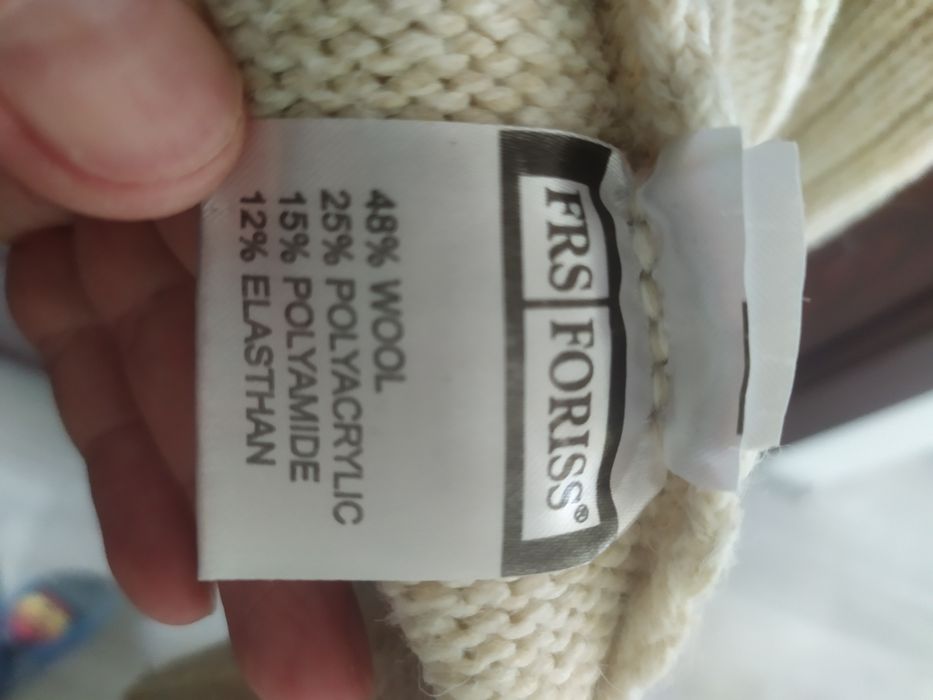 Męski sweter wełniany FORISS roz.L