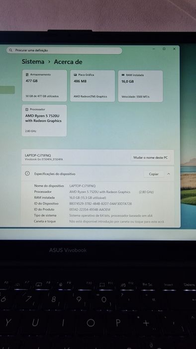 ASUS Vivobook Go E1504FA - Como Novo