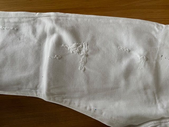 spodnie jeans Adriano Lagnella białe rozm 36