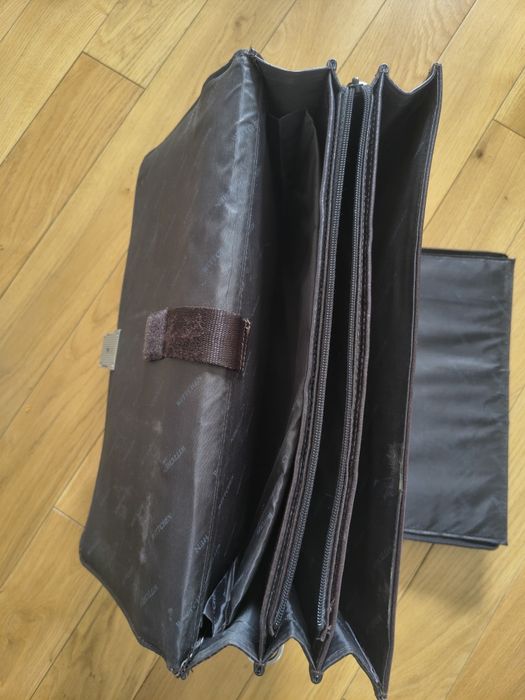 Teczka aktówka męska Wittchen | Na laptopa i dokumenty | Brązowa | Kluczyk