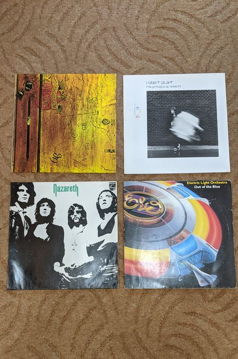 Вінілові платівки Alice Cooper, ELO, Deep Purple та ін.