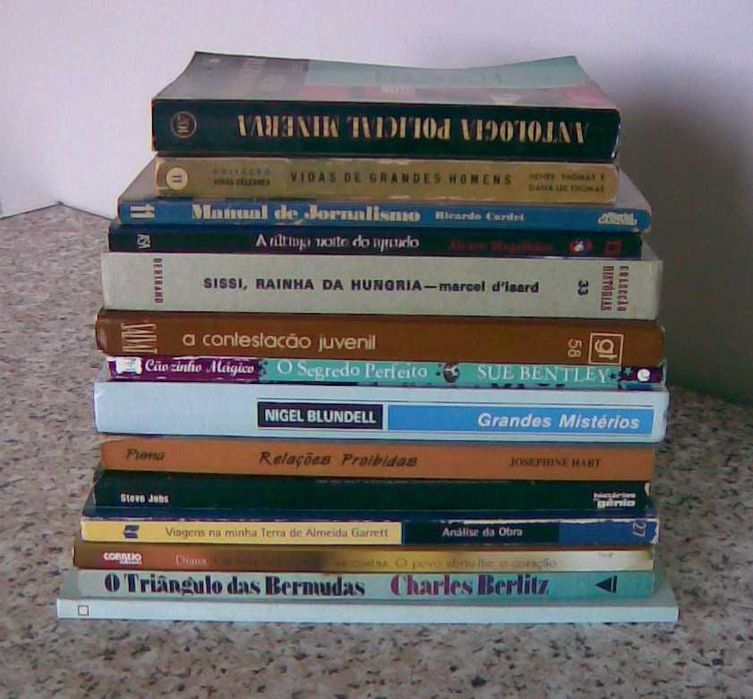 Livros - vários géneros