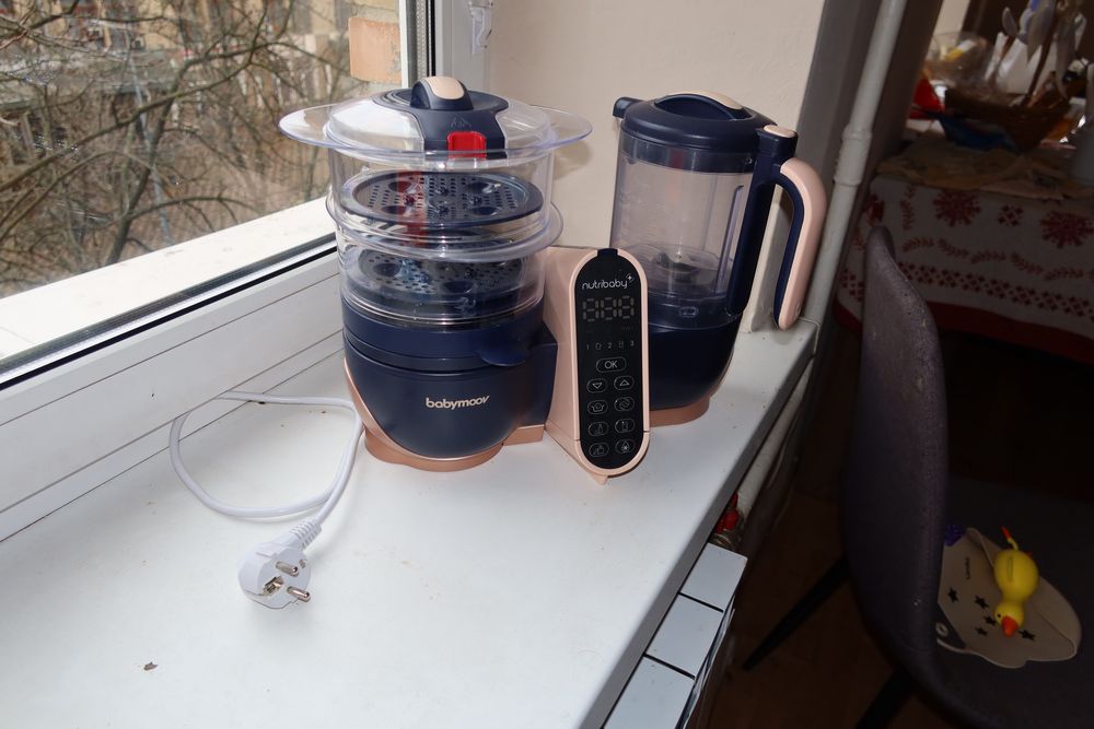 Babymoov Nutribaby+ (5-в-1) — пароварка + блендер