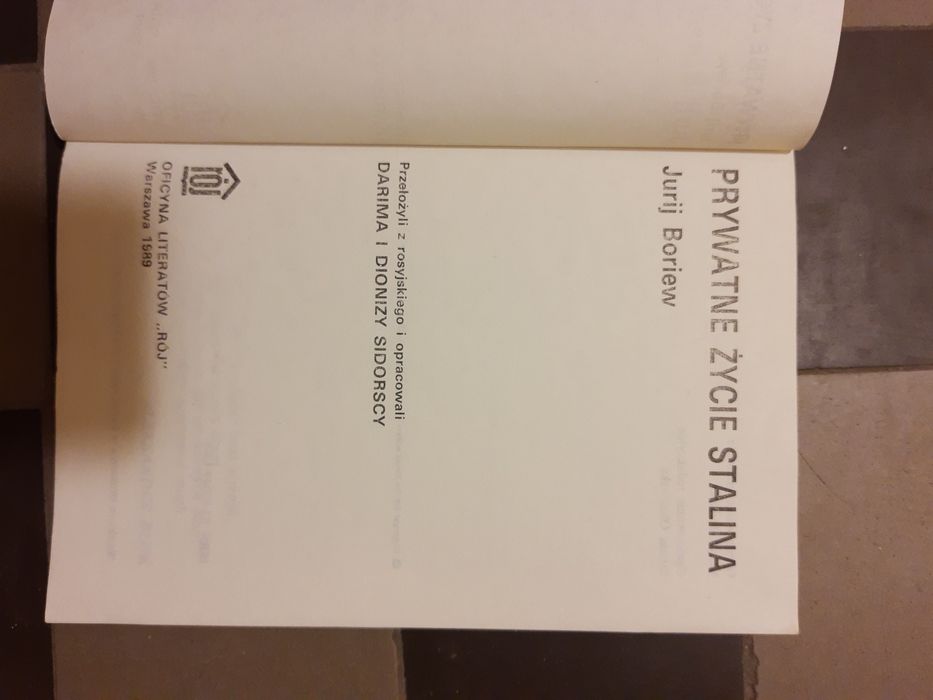 Prywatne życie Stalina Jurij Boriew