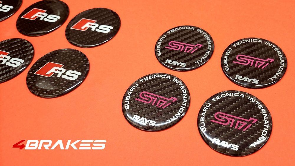 Dekielki carbonowe STI / BBS / RAYS / ENKEI / PRODRIVE / Volk Racing Subaru