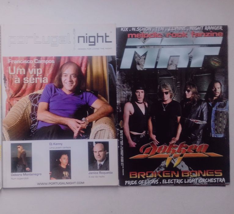 Revistas Portuguese Night e MRF.