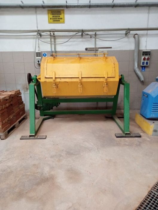 Gratownica bębnowa Hardox stal drewno materiały budowlane