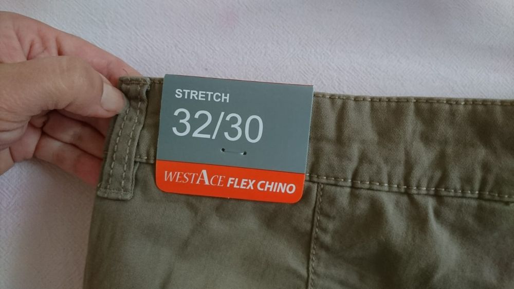 Spodnie męskie klasyczne na codzień  32/30 Chinosy Westace