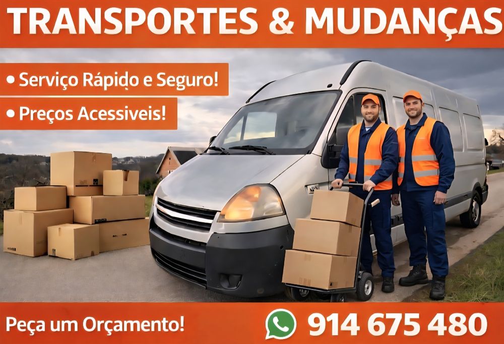 Transportes e mudanças AO MELHOR PREÇO