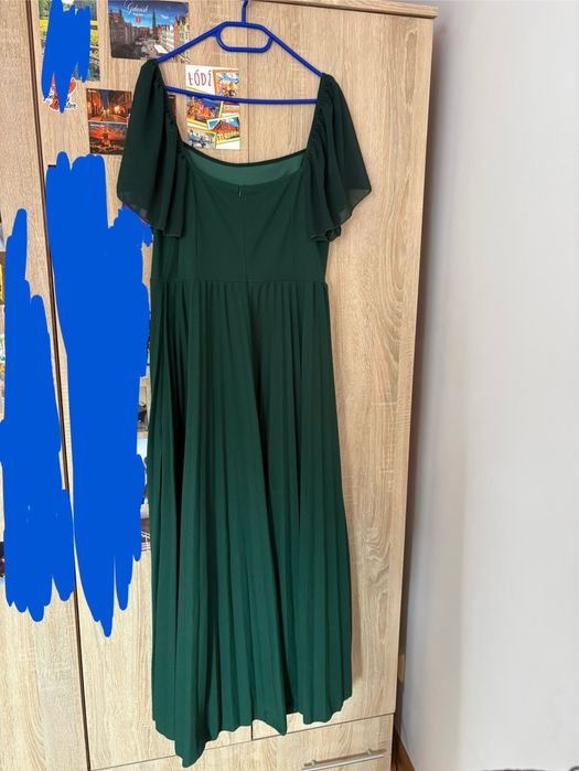 suknia butelkowa zieleń