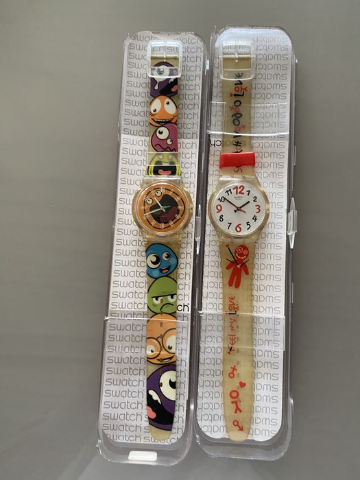 Relógios Swatch em bom estado.