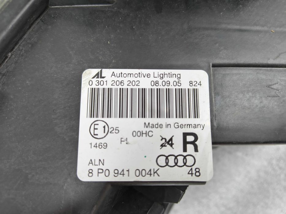 Lampa Prawa Przód AUDI A3 8P (03-08) H7 Oryginał | Europa
