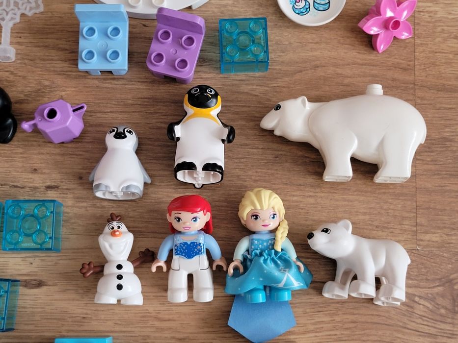 Klocki Lego Duplo - Kraina Lodu, ogromny zestaw, zabawki