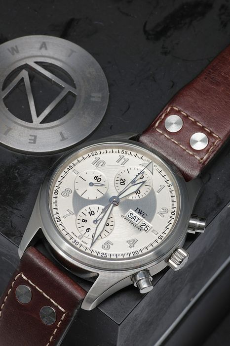 IWC Pilot’s Watch Chronograph Spitfire | Silver Dial | Full Set | FV Marża