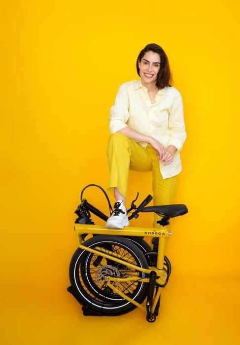Bicicleta elétrica dobrável ultra compacta: Ahooga Max