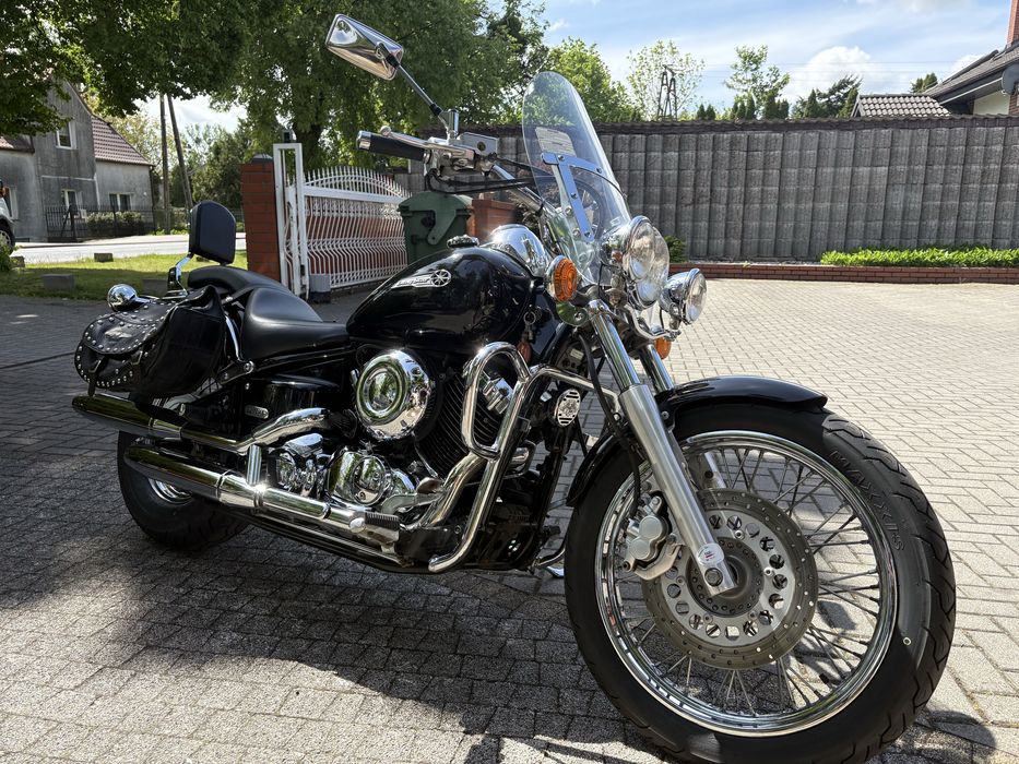 Yamaha XVS 650 Dragstar 28tys km Bezwypadkowy Oryginał Transport Polecam
