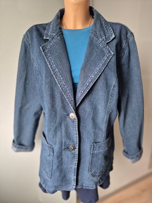 Damska marynarka jeansowa H&D 6XL używana