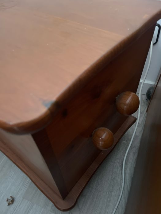 Arca madeira maciça usada