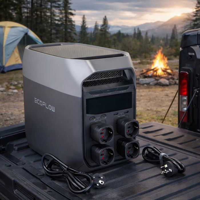 Зарядна станція ECOFLOW DELTA 3 1024Wh 1800W кит. роз з перехідниками