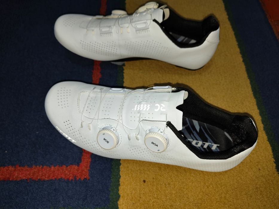 43 SAPATOS Encaixe Bicicleta Estrada SCOTT ROAD RC + Pedais Exustar