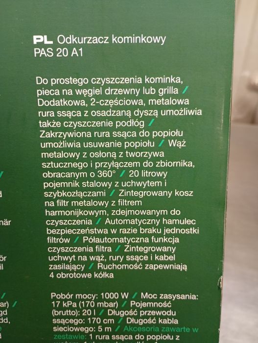 Nowy odkurzacz  parksaida