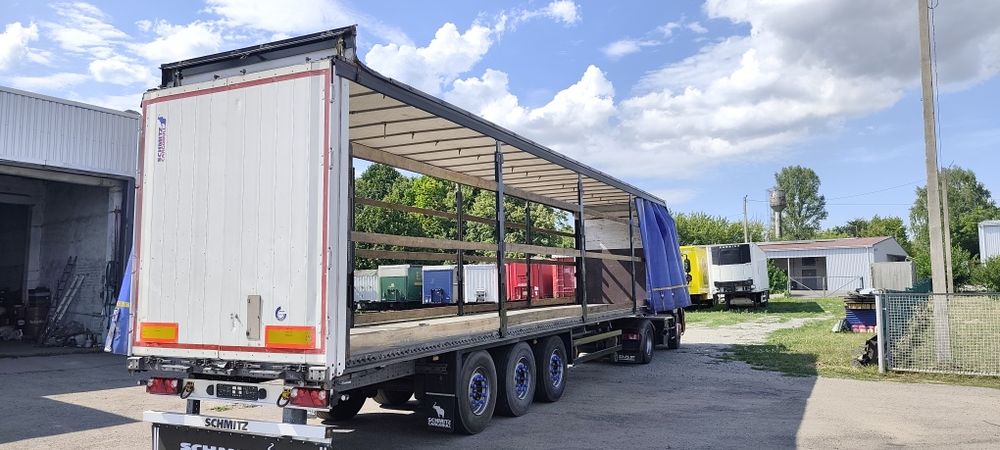 Штора шміц 15 рік тент лісовоз свіжопригнаний