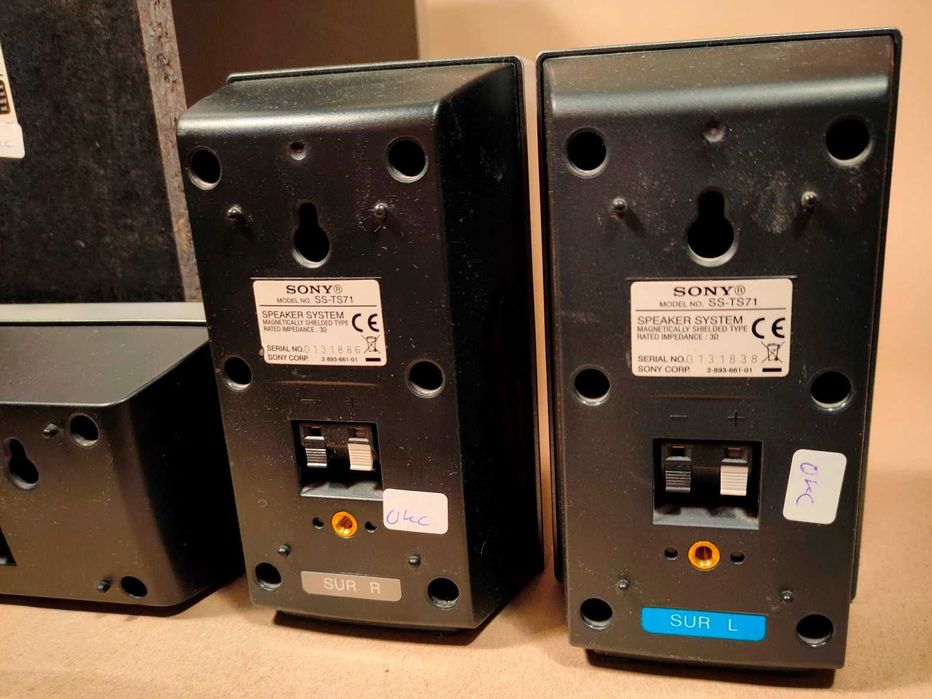 SONY SS-TS-71   komplet głośników kino domowe 6 + 2 + 1