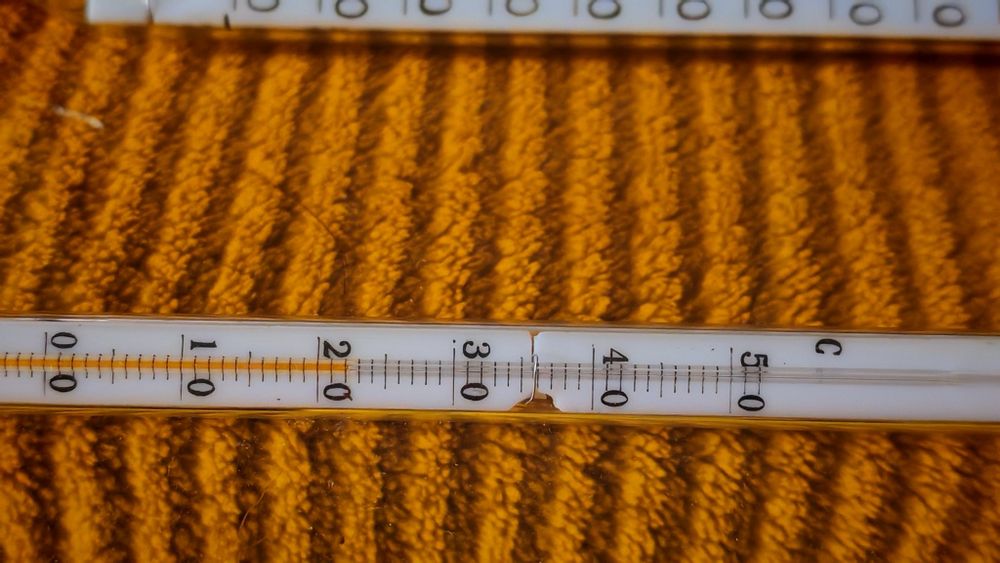 Советский термометр ртутный и спиртовой