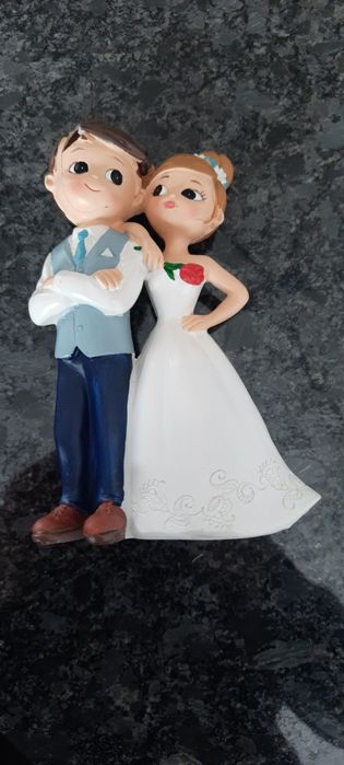 Figurka na tort weselny Para Młoda